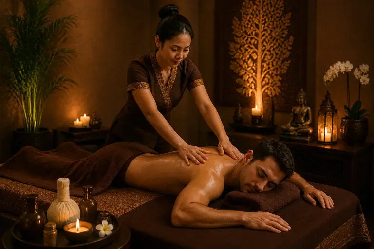 Aromatherapy oil massage at Luxury Angel Thai Spa, Business Bay