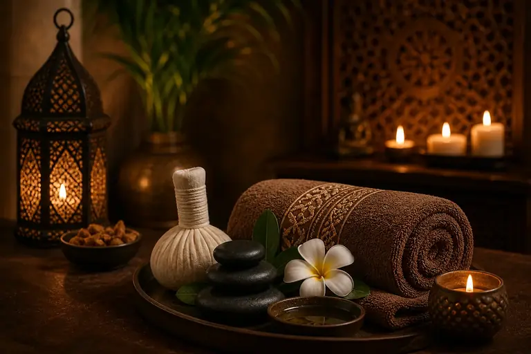 Hot stone massage ritual at Luxury Angel Thai Spa, Business Bay